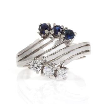 Sapphire and Diamond Dress Ring