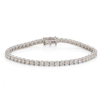 7.22ct Diamond Tennis bracelet