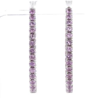 2.00ct Pink Sapphire Earrings