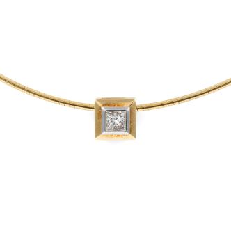 0.30ct Princess Cut Diamond Pendant