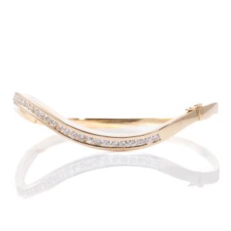 1.68ct Diamond Bangle