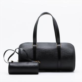 Louis Vuitton Epi Soufflot Black