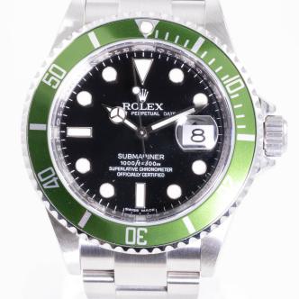 Rolex Submariner Kermit Watch 16610LV
