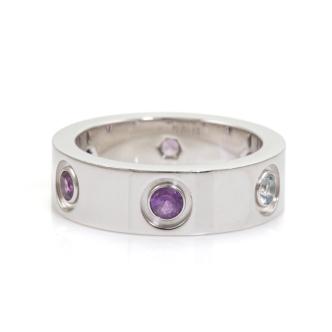 Cartier Love Multi Colour Gemstone Ring