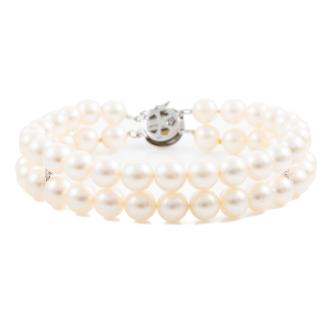Akoya Pearl Double-row Bracelet