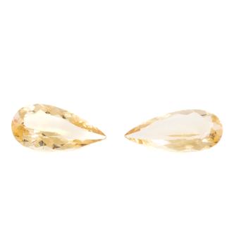 8.95ct Loose Pair of Heliodor