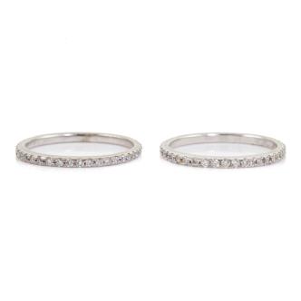 Set of 2 Diamond Eternity Rings