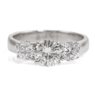 2.09ct Diamond Trilogy Ring