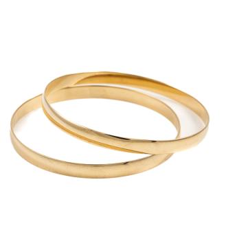 Set of Two 9ct Gold Bangles 26.6g