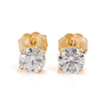 1.00ct Diamond Studs GIA D SI1