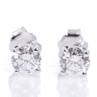 1.00ct Diamond Studs GIA D SI1