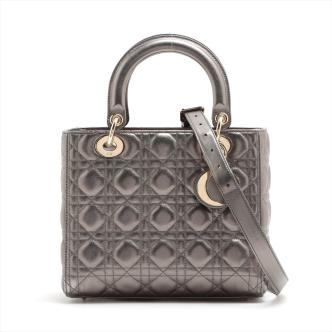 Christian Dior Medium Cannage Lady Dior