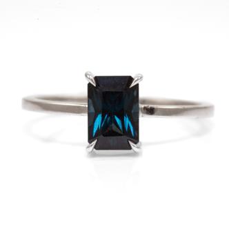 1.12ct Ceylon Cobalt Spinel Ring