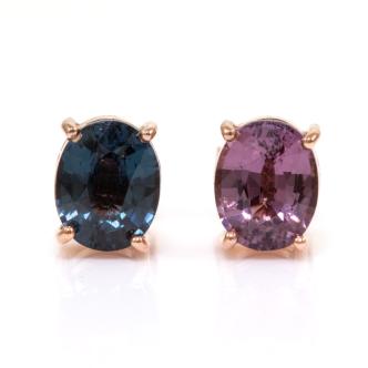 2.22ct Ceylon Spinel Stud Earring