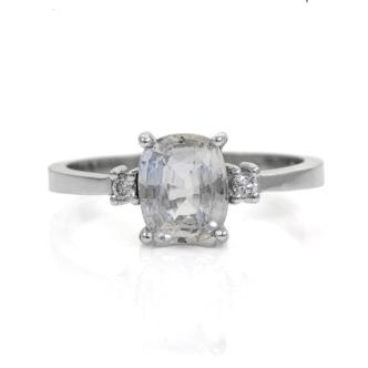 1.63ct Sapphire and Diamond Ring