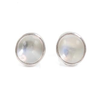 3.28ct Moonstone Stud Earrings