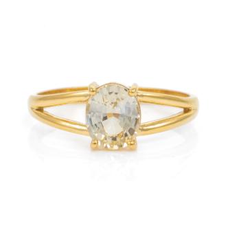 0.94ct Unheated Ceylon Sapphire Ring