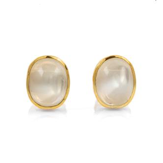 4.79ct Moonstone Stud Earrings