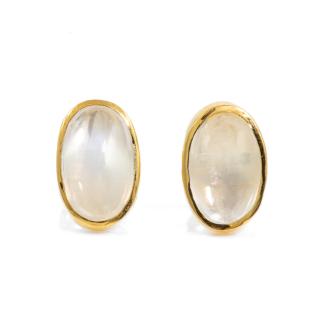 4.70ct Moonstone Stud Earrings