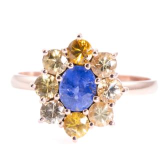 1.69ct Unheated Ceylon Sapphire Ring