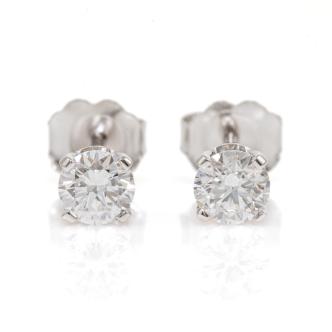 0.61ct Diamond Studs GIA D VS1  D VS2