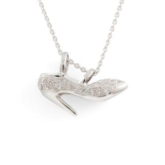 0.35ct Diamond Heel Motif Pendant