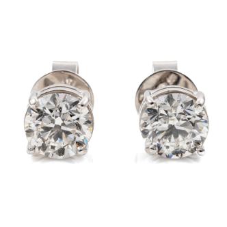 4.02ct Diamond Studs GIA G SI1 & G SI2