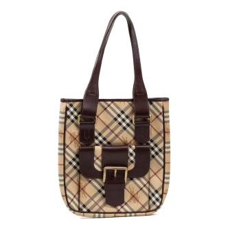 Burberry Canvas Open Tote