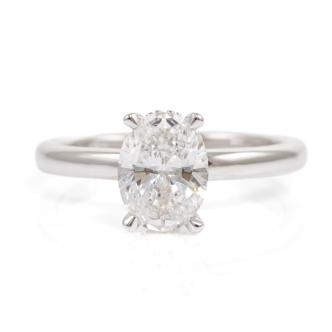 1.01ct Damond Solitaire Ring GIA F SI1
