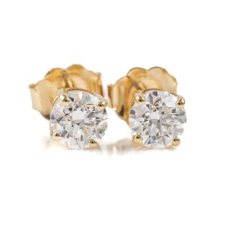 0.81ct Diamond Studs GIA D VS2