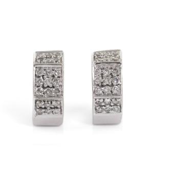 Diamond Huggie Earrings