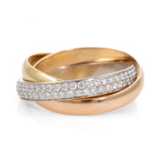 Cartier Trinity Diamond Ring