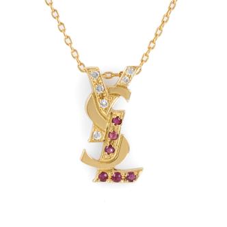 Yves Saint Laurent Ruby, Diamond Pendant