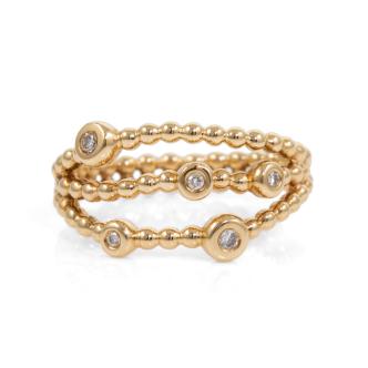 Pandora Three Row Bubble Ring