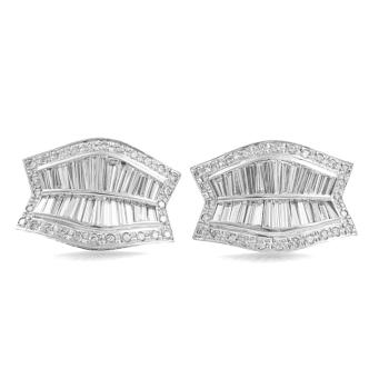 3.54ct Diamond Cufflinks