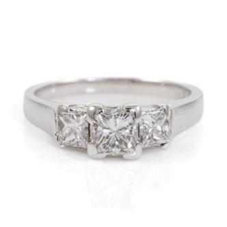 Diamond Trilogy Ring D VS1 0.94ct