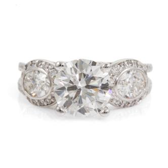 1.91ct Centre Diamond Ring GSL J SI2