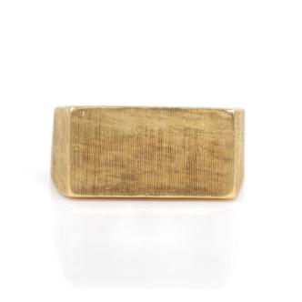 Yellow Gold Mens Ring 8.4g