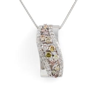 1.00ct Fancy Colour Diamond Pendant