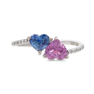 1.39ct Unheated Ceylon Sapphire Ring