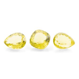 70.24ct Loose Mixed Shape Lemon Quartz