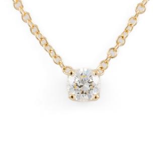 0.50ct Diamond Pendant GIA F SI1