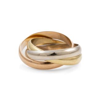 Russian three-tone Gold Ring 9.0g