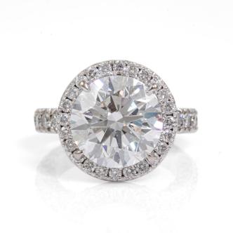 5.12ct Centre Diamond GIA E Colour