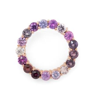 Unheated Ceylon Sapphire & Ruby Pendant