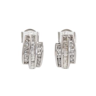 1.00ct Diamond Dress Earrings