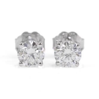 1.00ct Diamond Studs GIA E SI1, F SI1