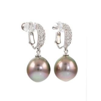11.6mm - 11.8mm Tahitian Pearl Earring