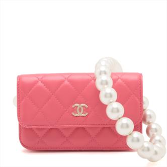 Chanel Mini Maxi Pearls Wallet on Chain