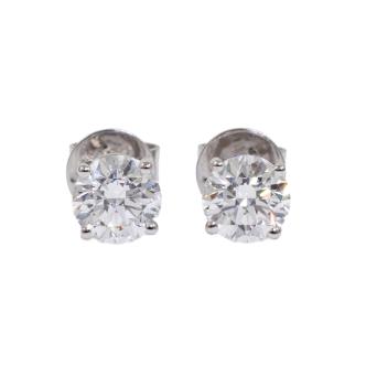 1.44ct Diamond Studs GIA D IF